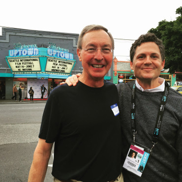 FESTIVAL KINGS: Ted Dintersmith '74 and Greg Whitely at the Seattle International Film Festival