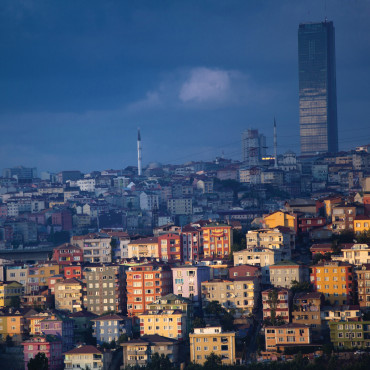 THE CITY: Istanbul stretches up hills and aside coves along the Bosporus Strait