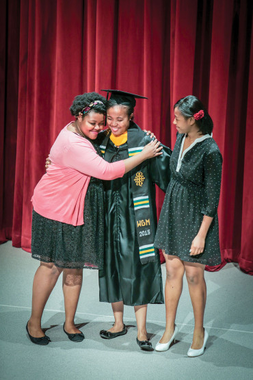 donning the kente: Graduating students and their families and friends celebrate the Donning of the Kente  Ceremony.