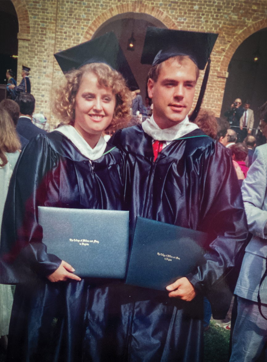 GRADUATION DAY: Billy and Joyce started dating at the beginning of their senior year.