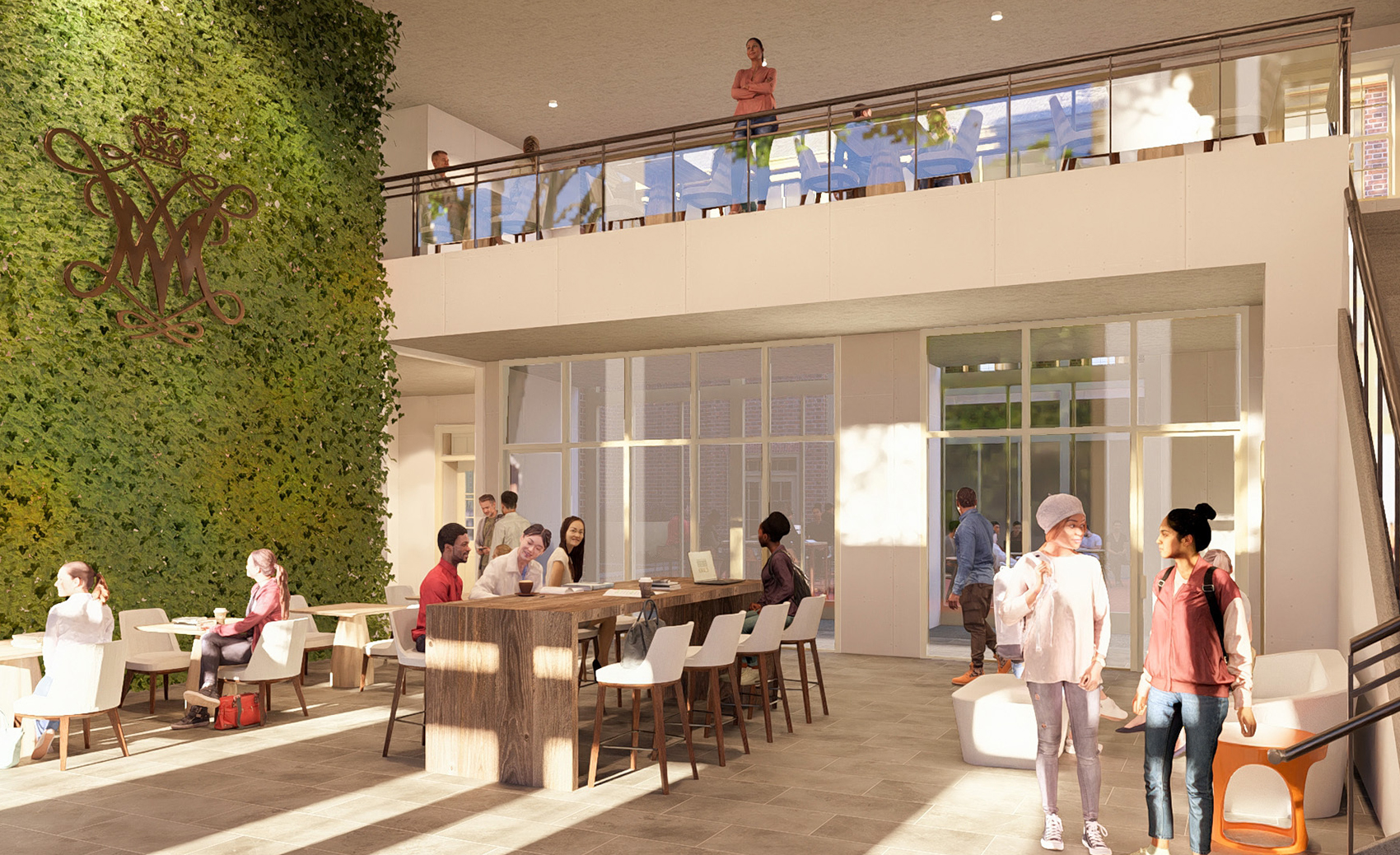 Interior rendering of upcoming Gates Hall