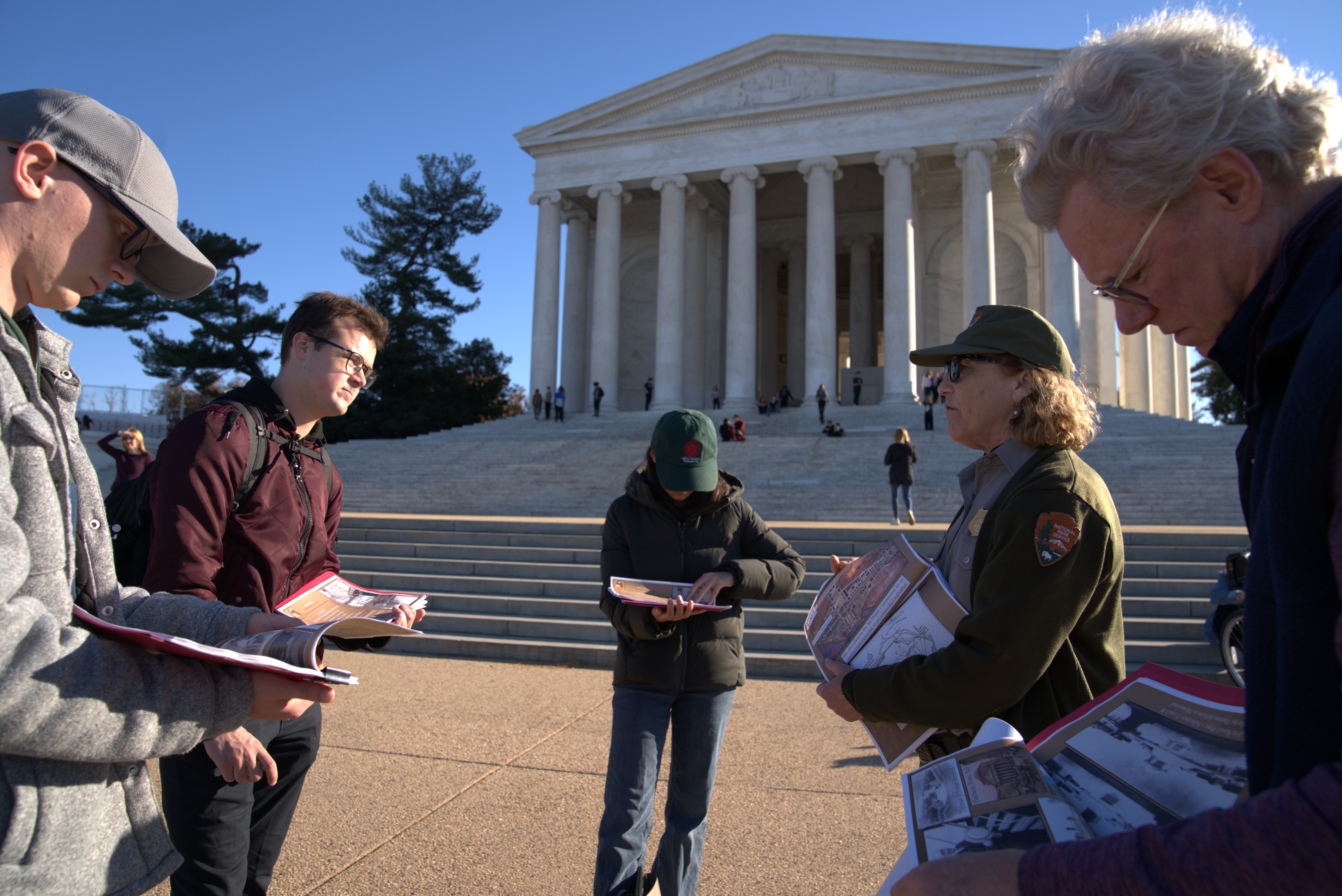 Students on the National Mall