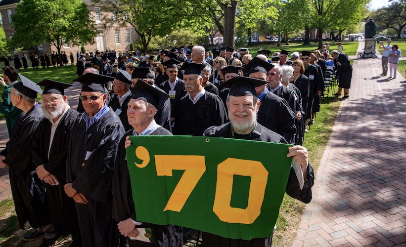 50th Reunion Classes Raise $41.3M for William & Mary 