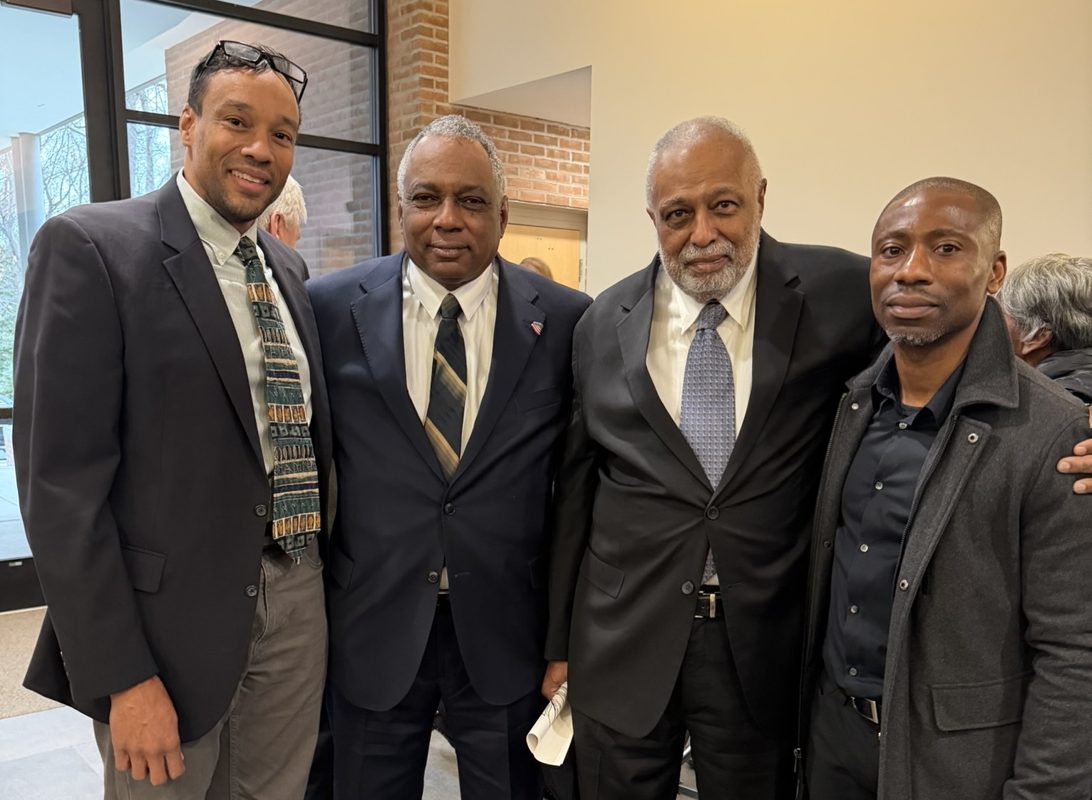 Kappa Pi Brothers Jones, Jackson, Foster and Gyapong