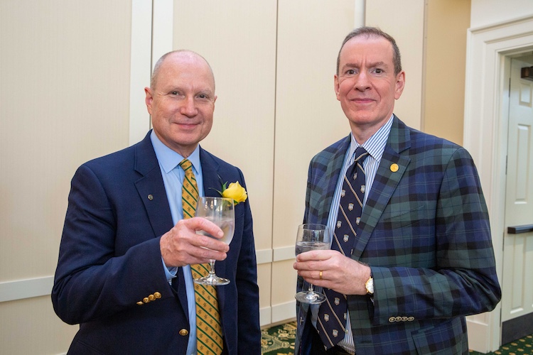 Boswell and his husband, Christopher “Chris” Caracci HON ’23,