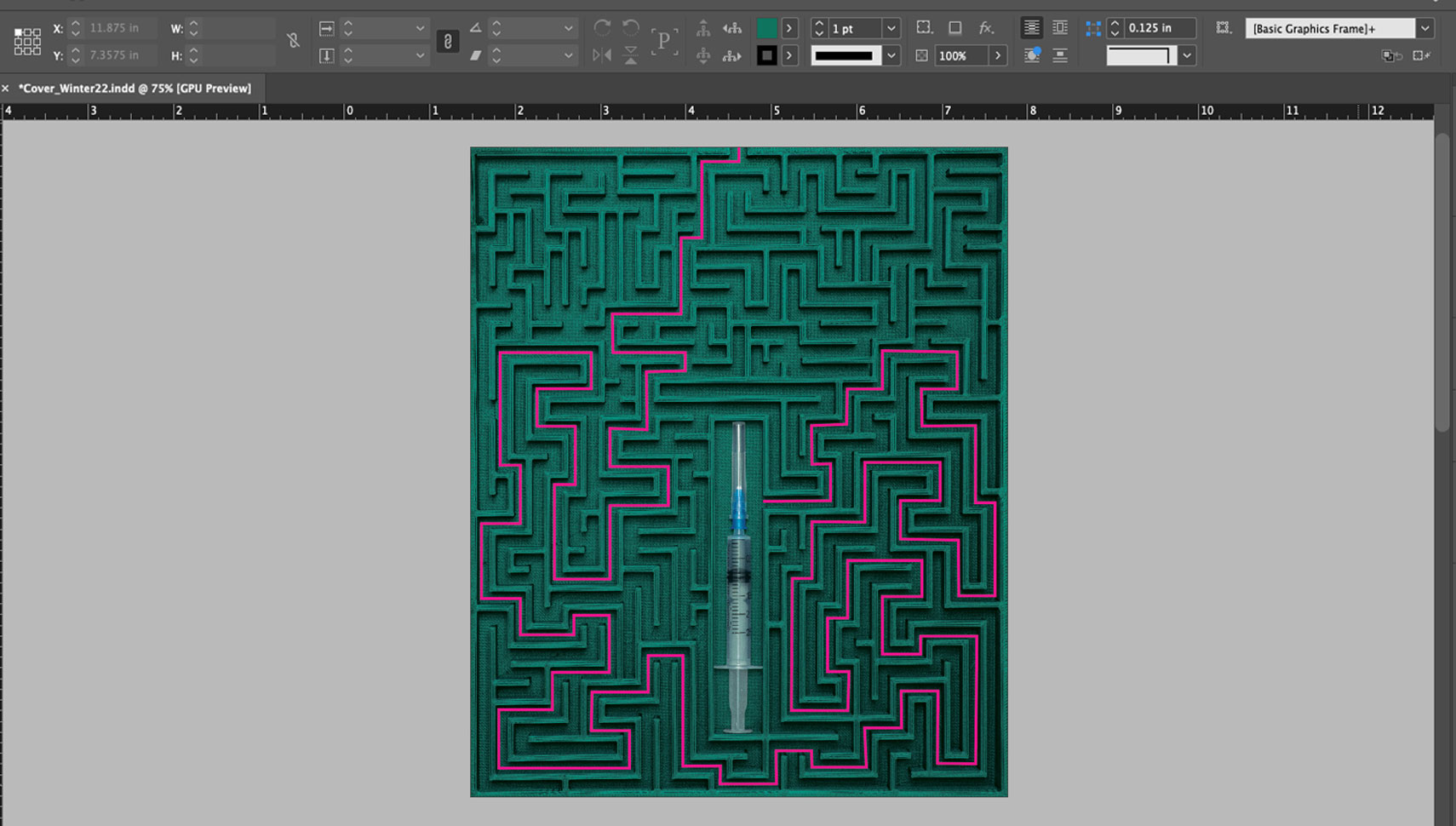 completed maze