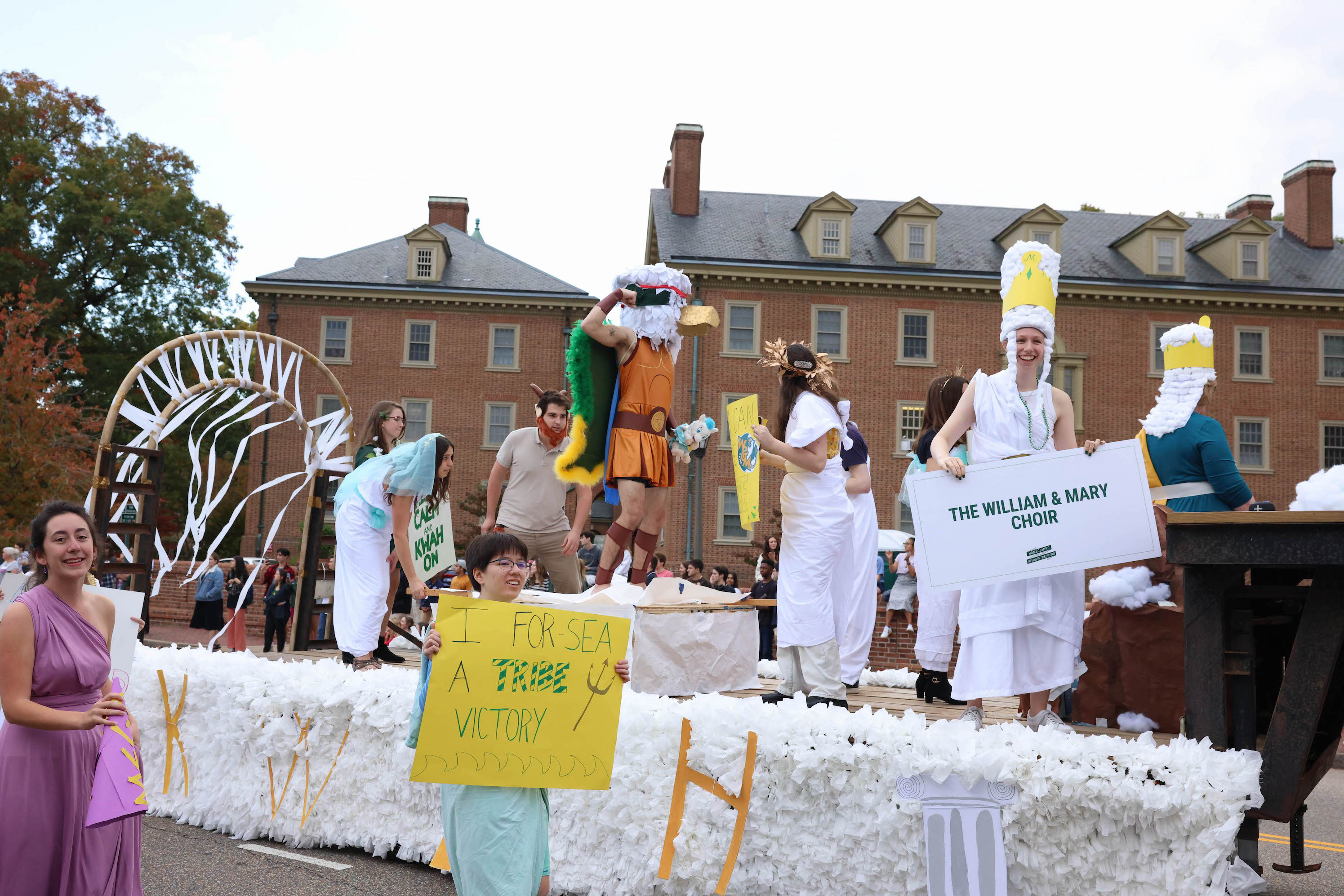 W&M Choir in Homecoming Parade