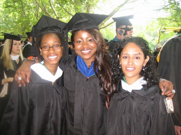 Brittany Selah Lee-Bey at her graduation from W&M