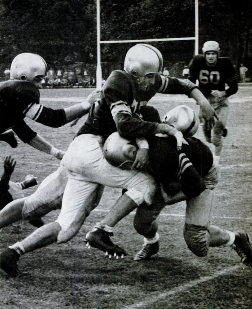 The 1953 football team in Life magazine