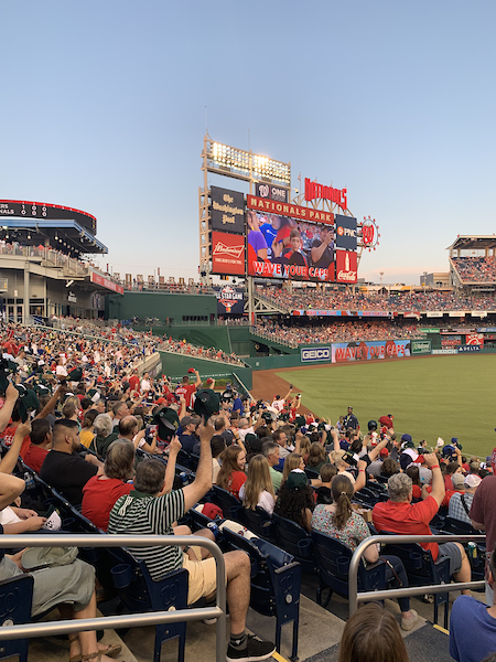 Section 117 at Nationals Park 