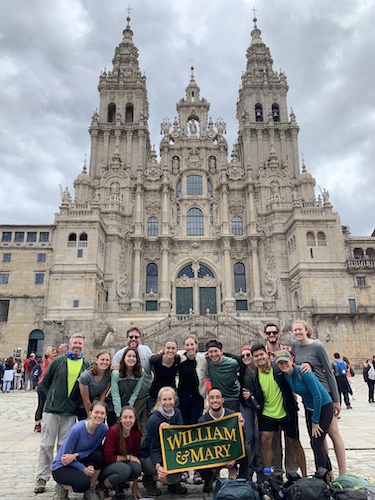 Students at Santiago de Compostela