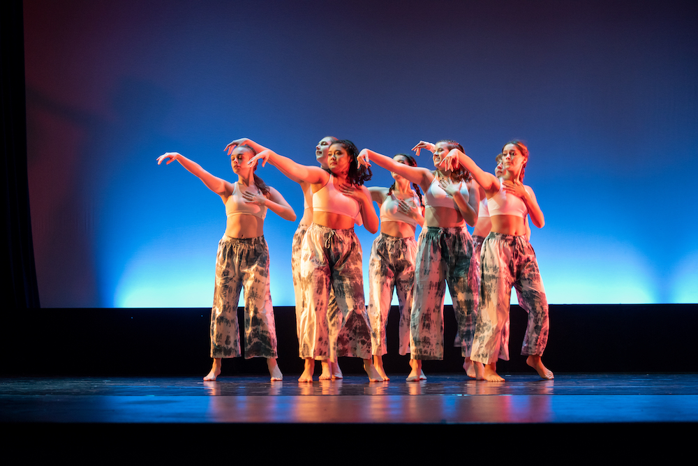 A W&M Dance production costumed by Strickland
