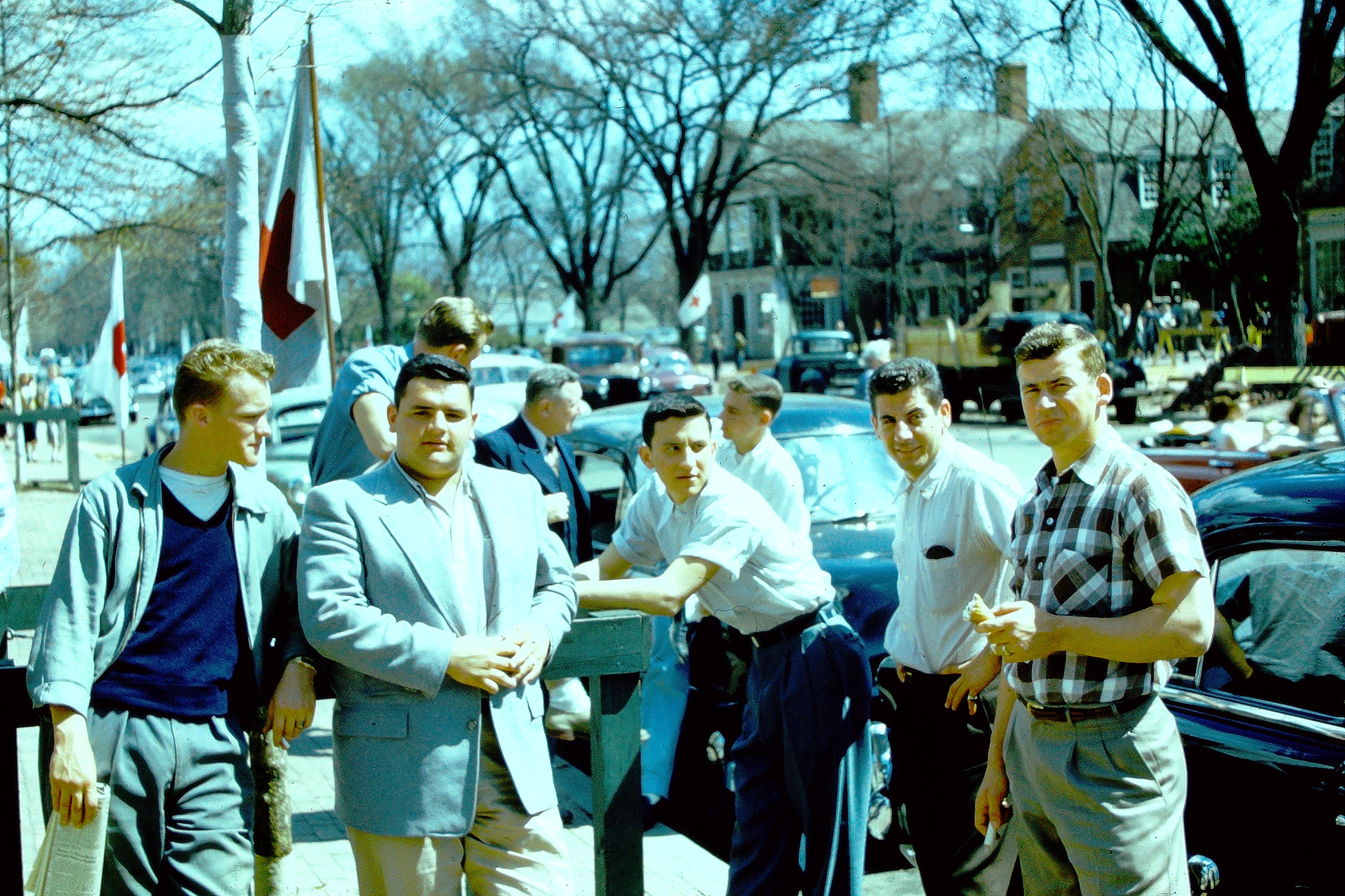 Al Grieco and friends on DOG St in 1954