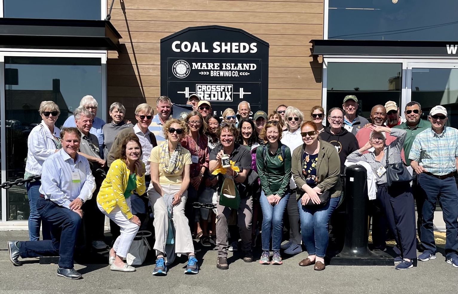 Attendees of the Sips & Ships Mare Island Event